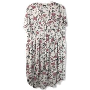 TORRID Size 2 Button Front Sheer Dress. EUC.